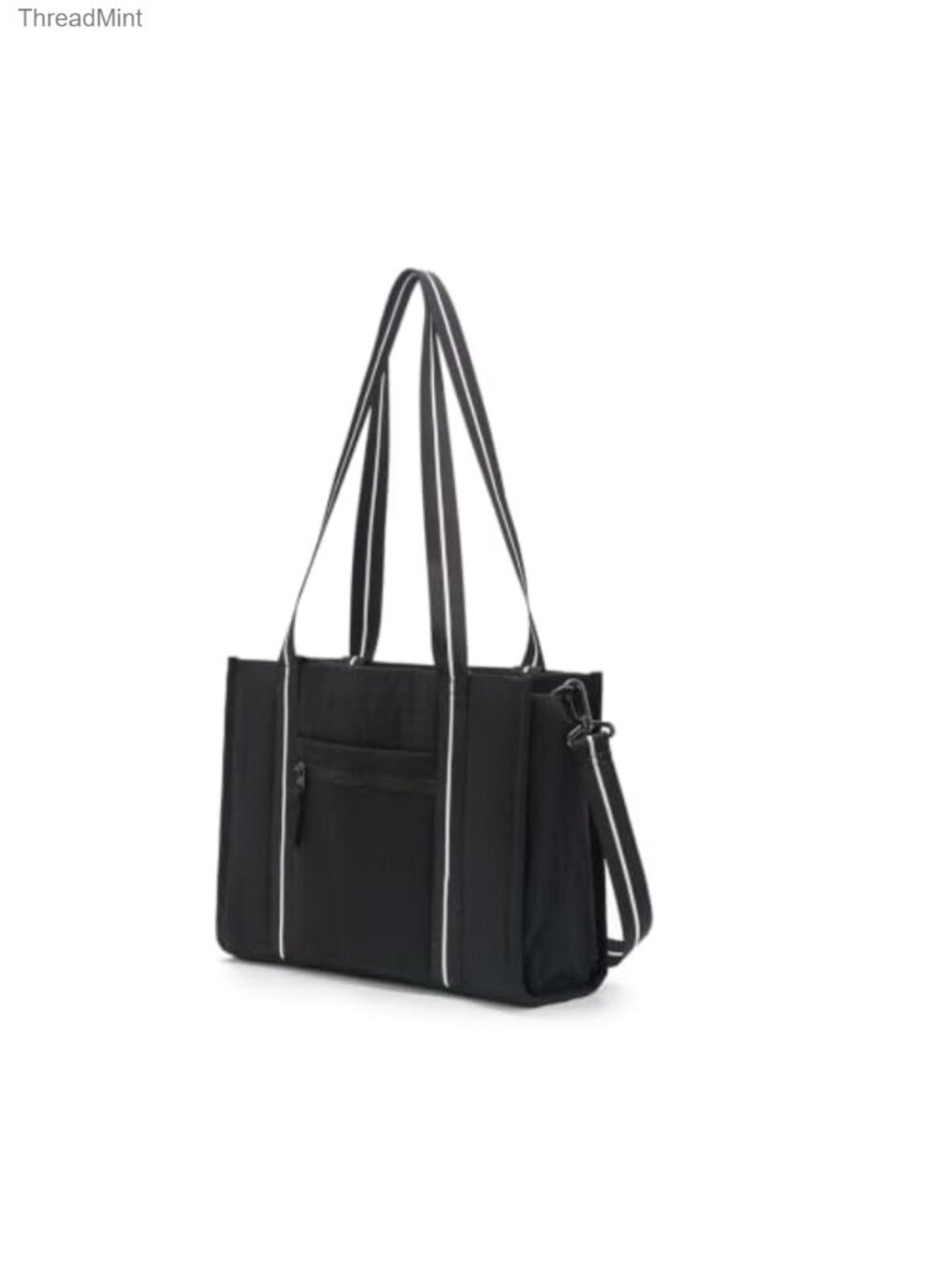 Work Tote Bag with Pockets for Women Nylon Shoulder Handbag Laptop Office